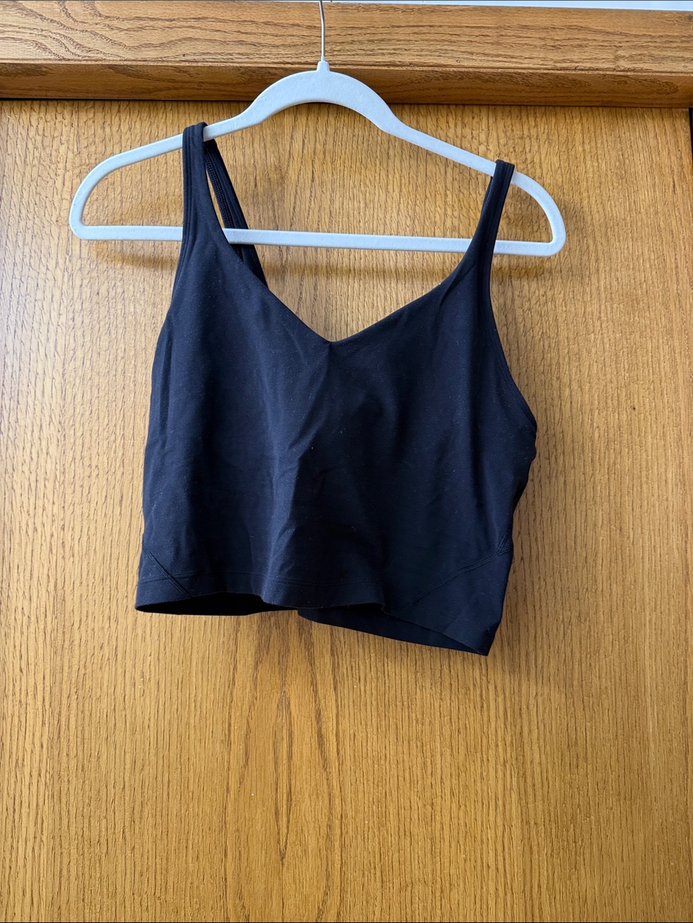 Align Black Cropped Tank Top